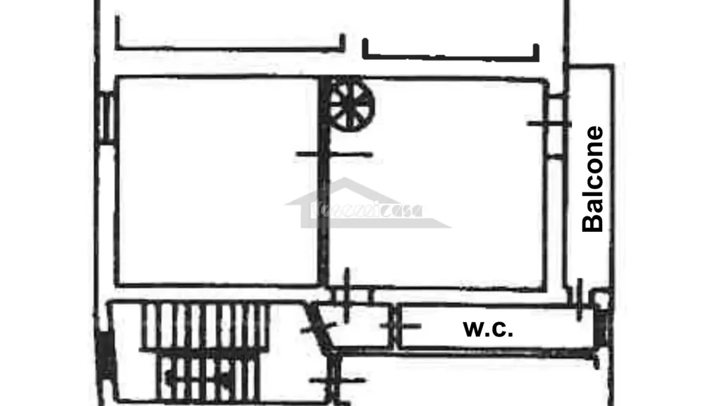Planimetria - Independent House with Two Balconies in Adro