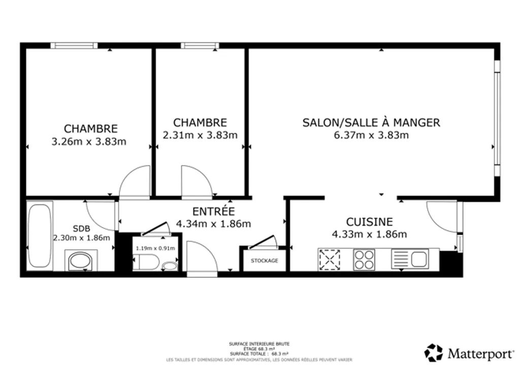 Planimetria - 2-Bed Flat with Balcony on Top Floor in City Centre