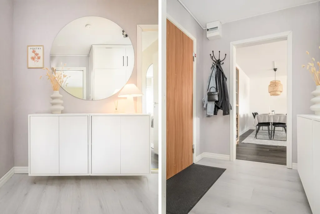 Entrée - Modernised Flat with Glass Balcony in Central Location