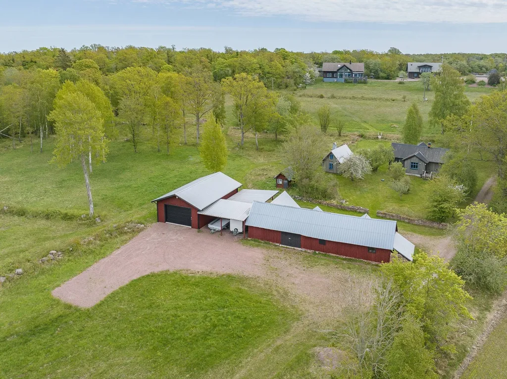 Vue aérienne - Villa with Sea View and Strandline on Öland