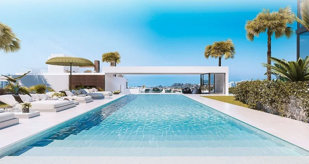 Pool - Penthouse with Pool in Marbella