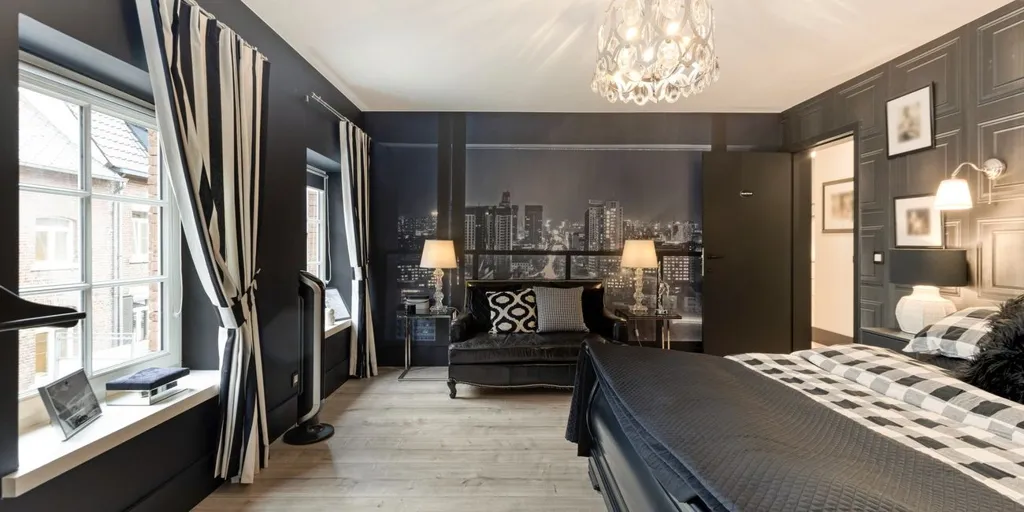 Bedrooms - Characterful Flat with Impressive Interior in Oud-Rekem
