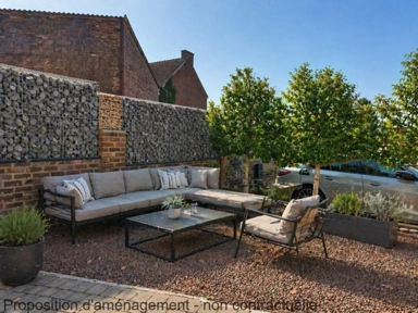 Garden - Contemporary House with Terrace in Donceel