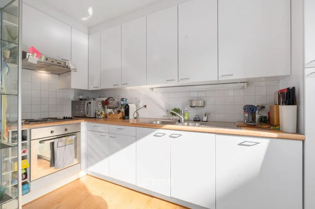 Cucina - Bright Apartment with Panoramic View in Ghent
