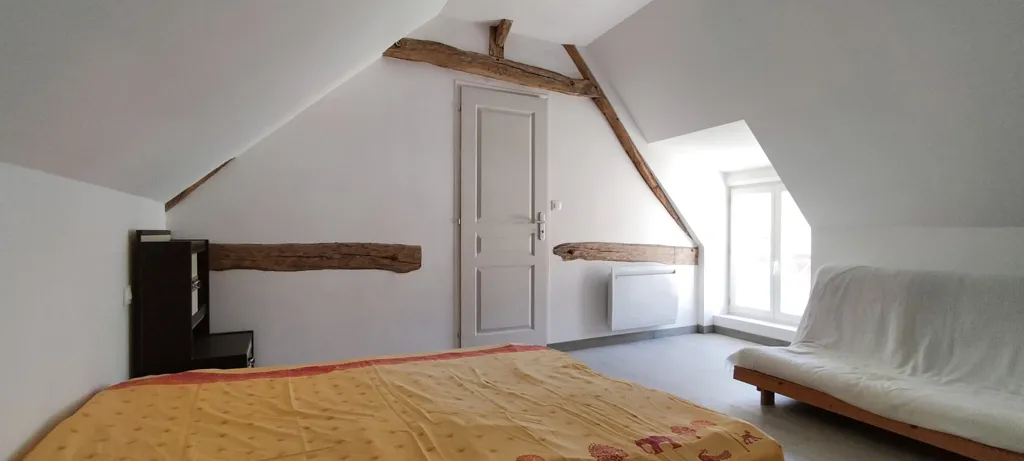 Schlafzimmer - Stone House with Terrace near Puiseaux