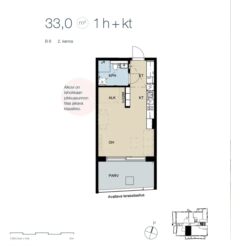 Plaan - New Flat with Balcony in Westend