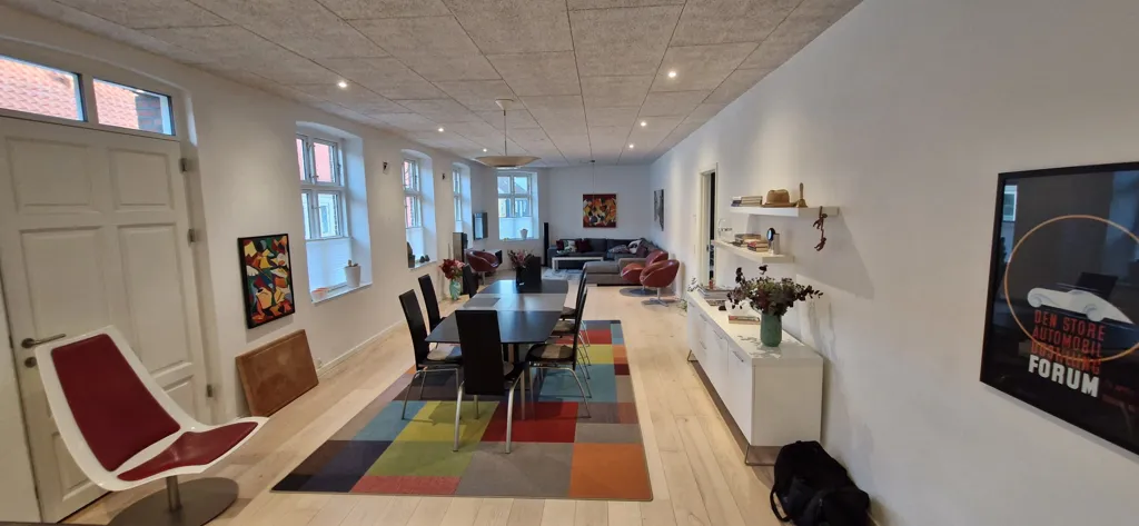 Söögituba - Charming Townhouse with Balcony in Varde Centre