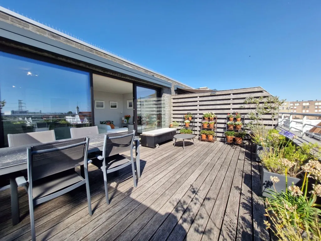 Terrasse - Penthouse avec Grande Terrasse ensoleillée à Zeebrugge