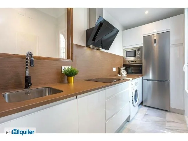 Cuisine - Apartment with Courtyard in Seville's Historic Centre