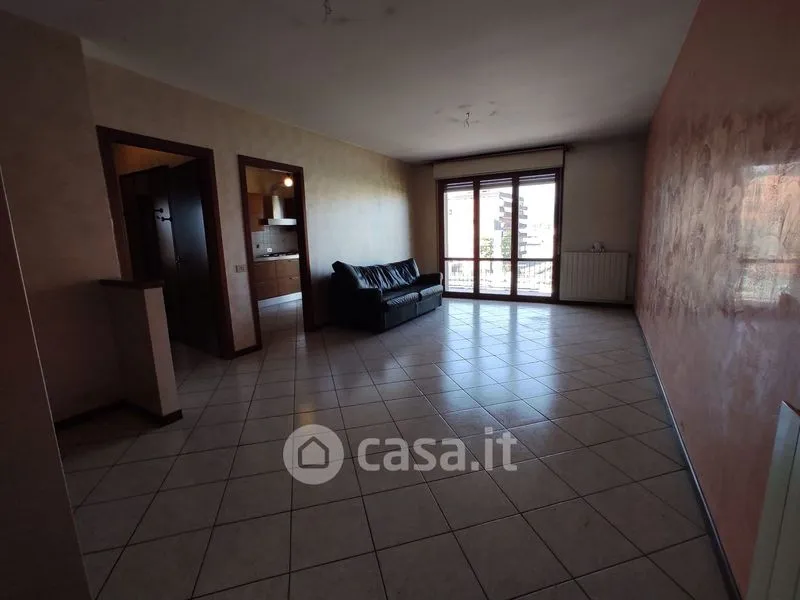 Séjour - Two-Level Apartment with Balcony in Bergamo