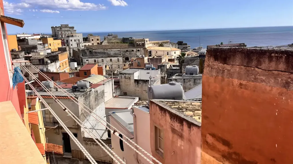 Balcony - Restored House with Sea View in Sciacca