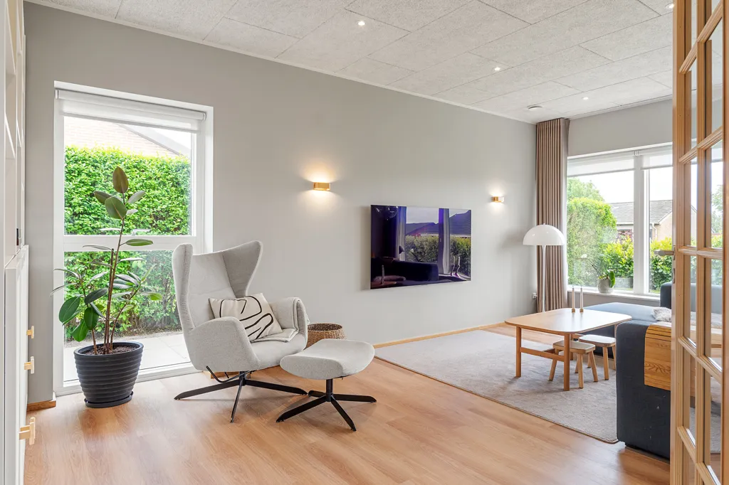 Soggiorno - Architect-Designed Villa with South-Facing Terrace in Thisted