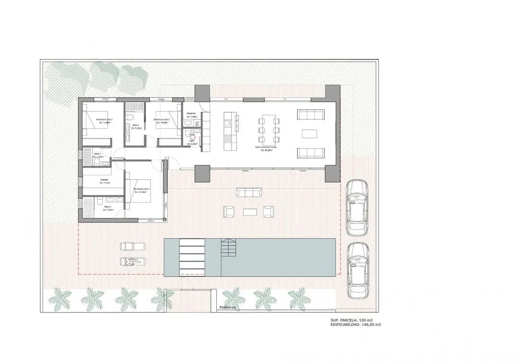Plaan - New Build Villa with Pool in Ciudad Quesada