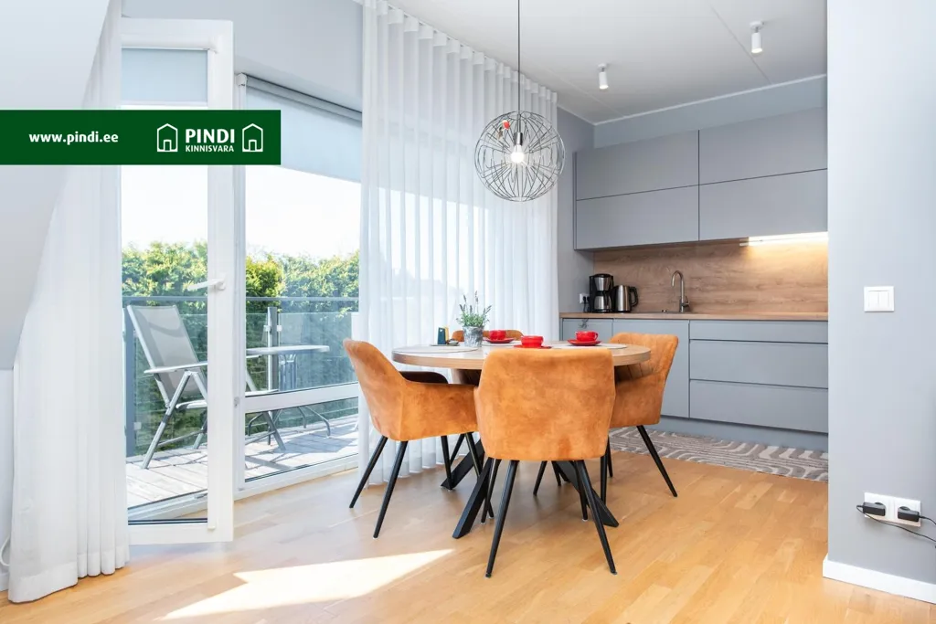 Salle à manger - Modern Flat with Balcony in Pärnu City Centre