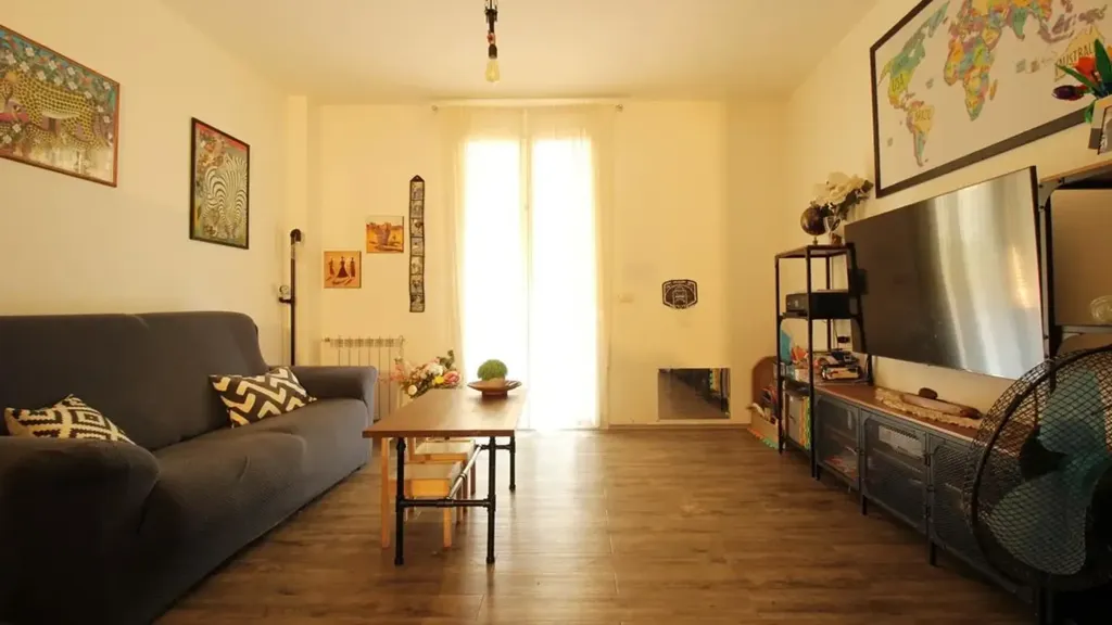 Living Room - Terraced Apartment with Private Garden in Prato