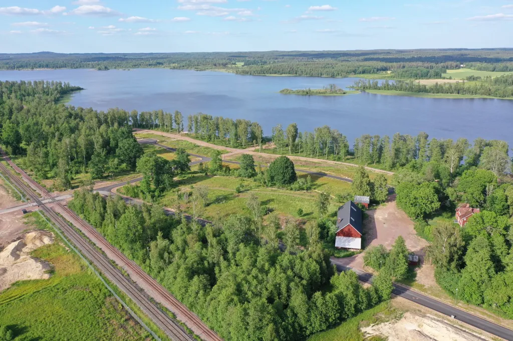 Õhuvaade - Lake-View Villa in Herrstorpet, Hultsfred