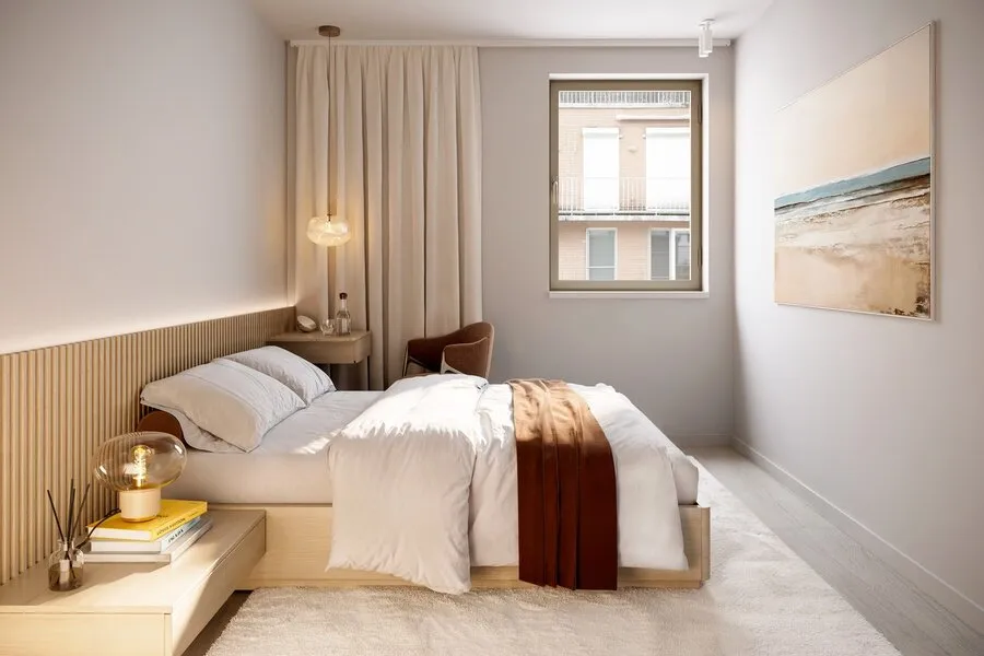 Camere da letto - Penthouse with South-Facing Terrace in Knokke