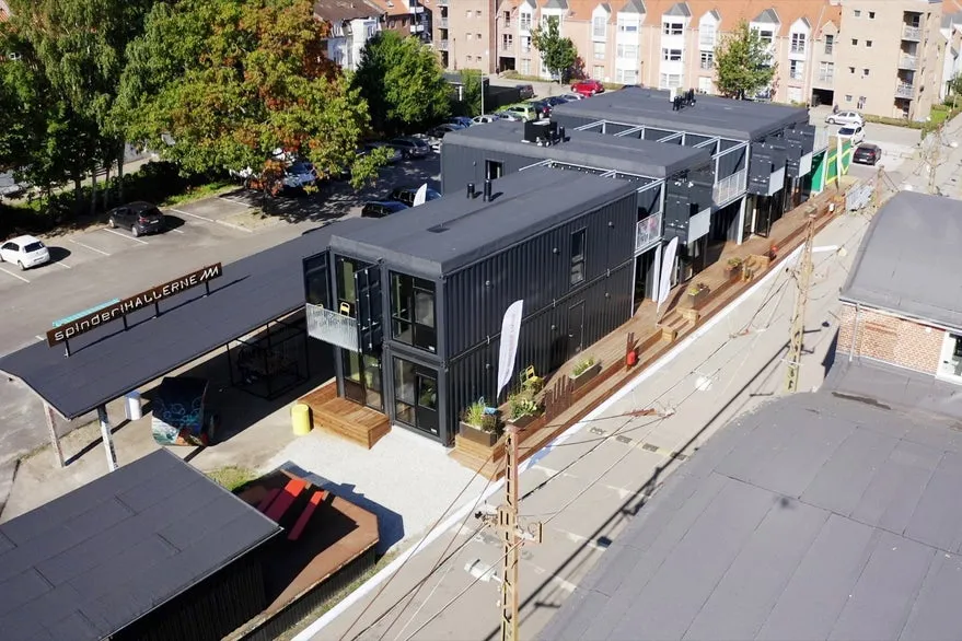 Õhuvaade - Modern Office Space at Spinderihallerne, Vejle