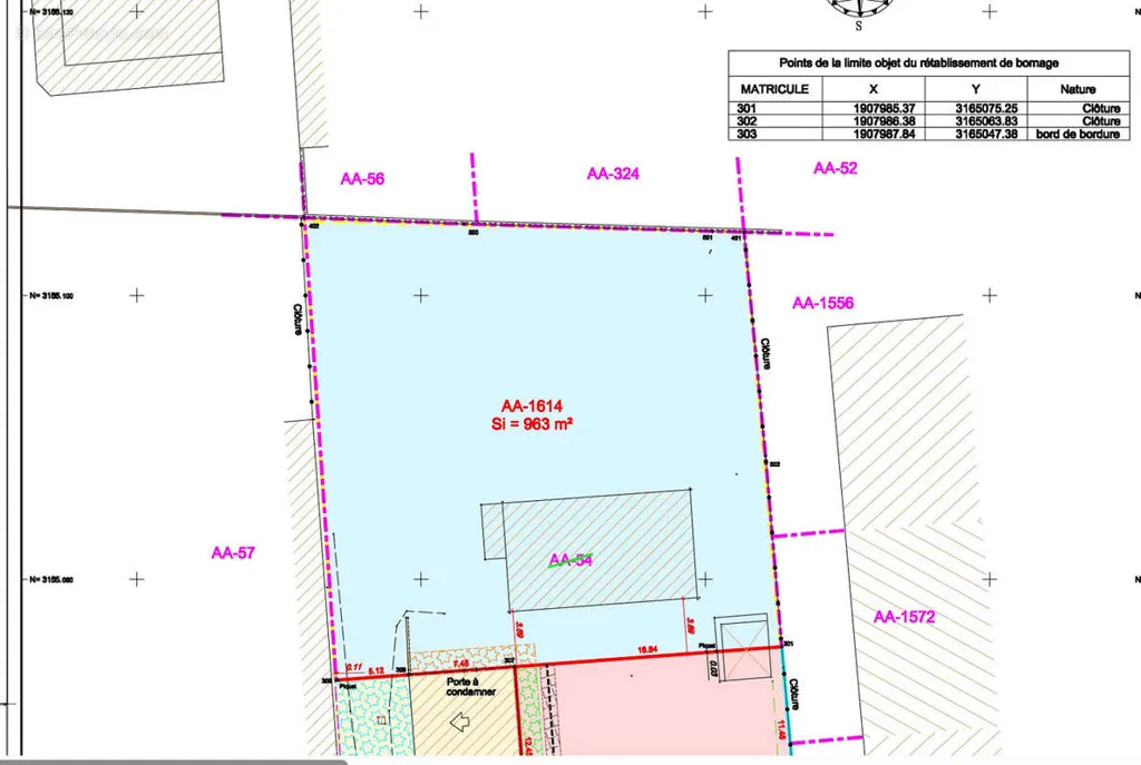 Plaan - Buildable Plot with Existing Structure in Peyrolles-en-Provence