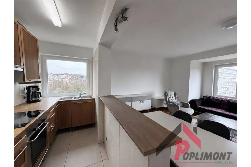 Cuisine - Appartement d'Angle avec Terrasse à Jette