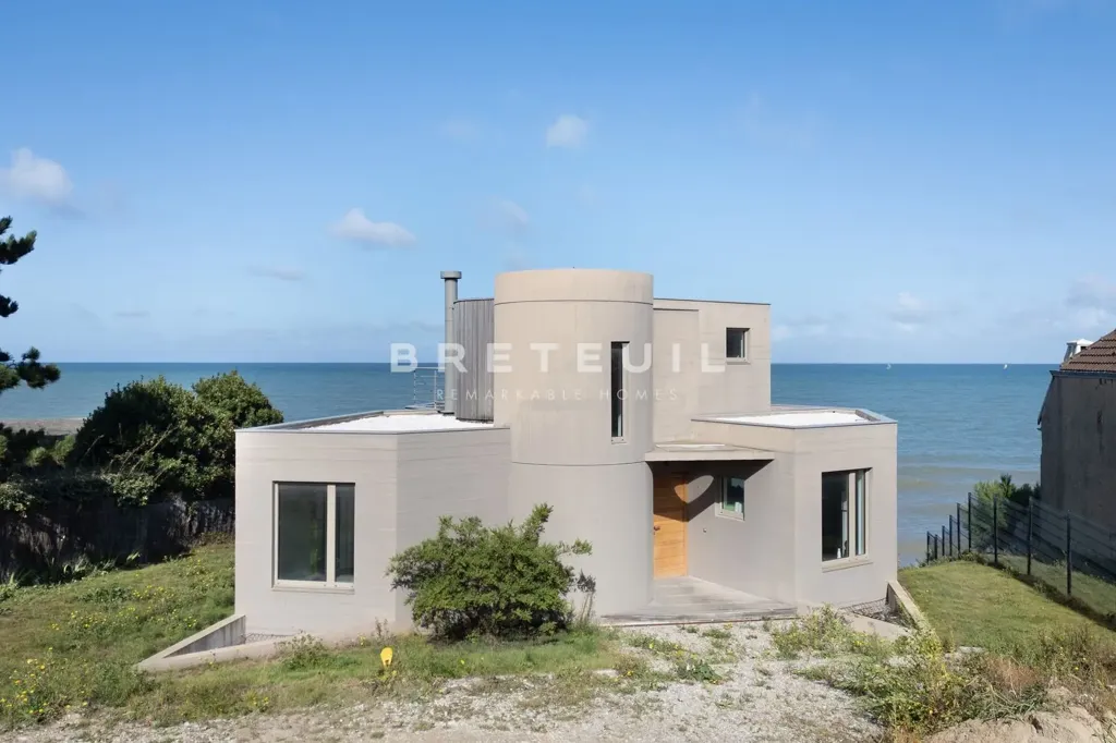 Extérieur - Propriété Contemporaine avec Vue Mer à Benerville-sur-Mer