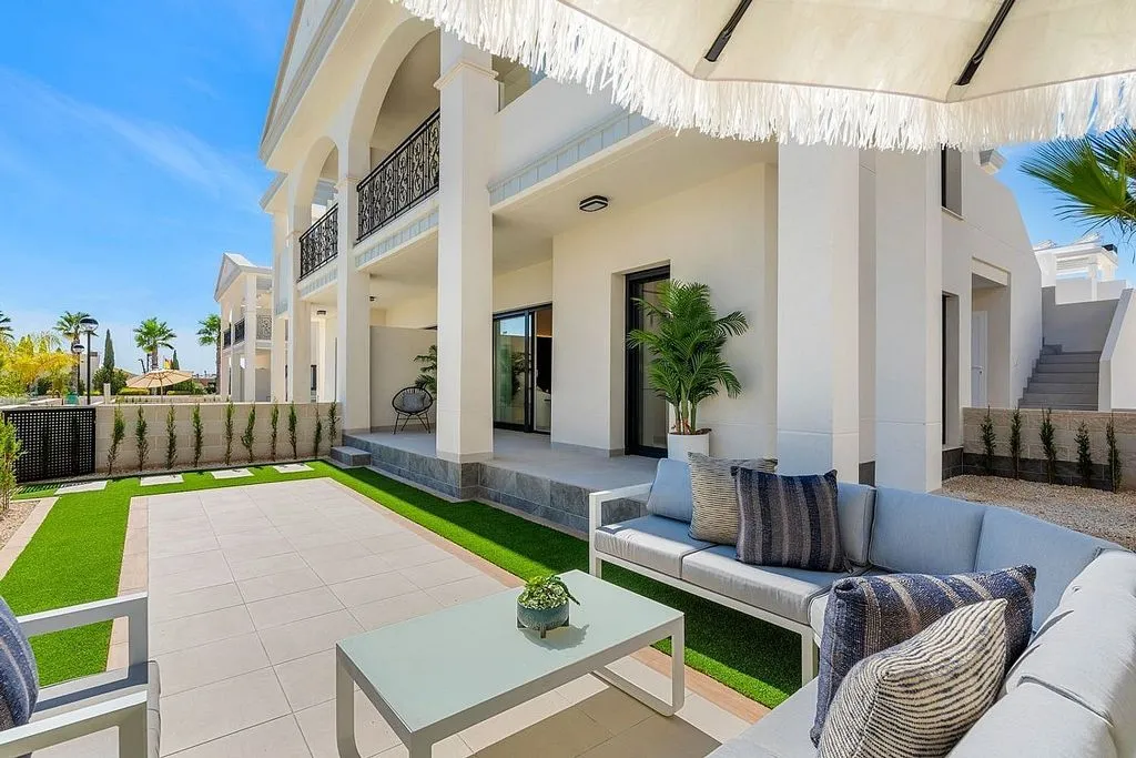 Terrasse - Semi-detached House with Pool in Ciudad Quesada