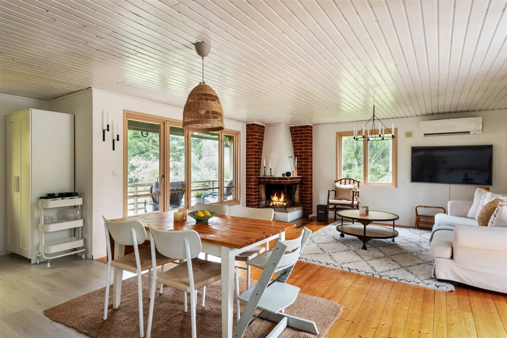 Salle à manger - Renovated House with Terrace in Västanvik