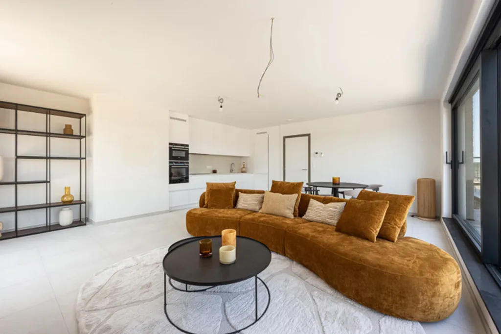 Living Room - Penthouse with Terrace in Zandhoven