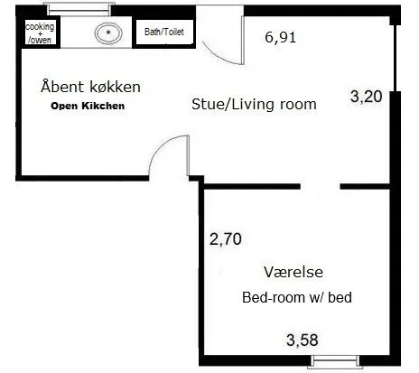 Plaan - Villa Apartment with Private Park in Kerteminde