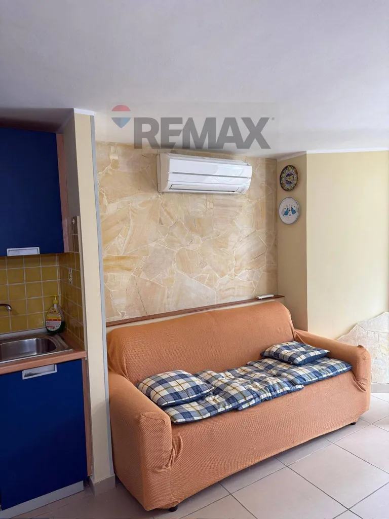 Living Room - Apartment with Private Beach Access in Giardini-Naxos