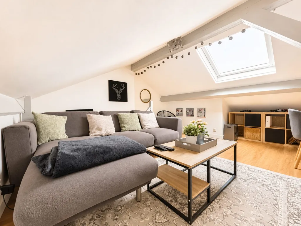 Séjour - Appartement Duplex avec Jardin Partagé à Nancy
