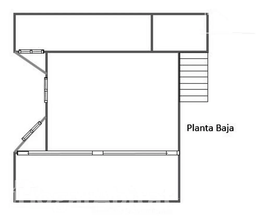 Plan - Triplex Attic with Terrace in Mislata
