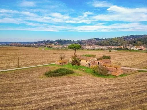 Vue aérienne - Rustic Farmhouse with Loggia in Montaione