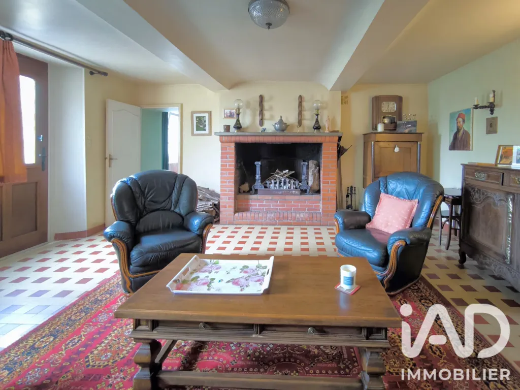 Living Room - Character House with Garden in Condé-sur-Vire