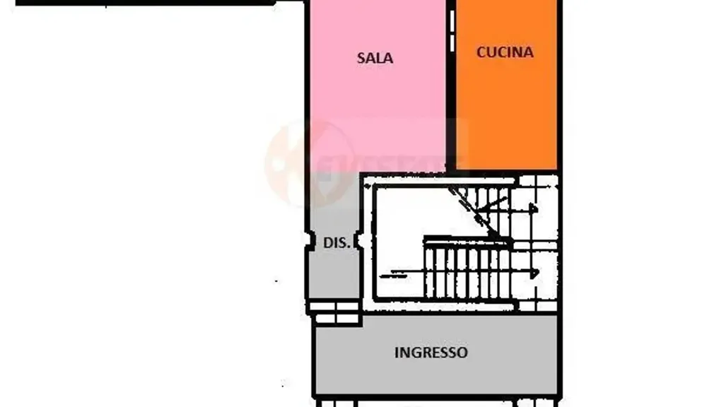 Plaan - Modernised Apartment with Balcony in Sassari