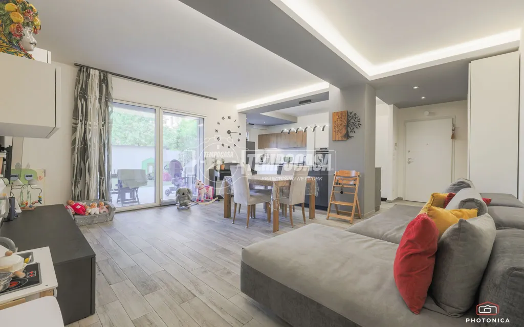 Séjour - Modern Apartment with Private Garden in Bologna