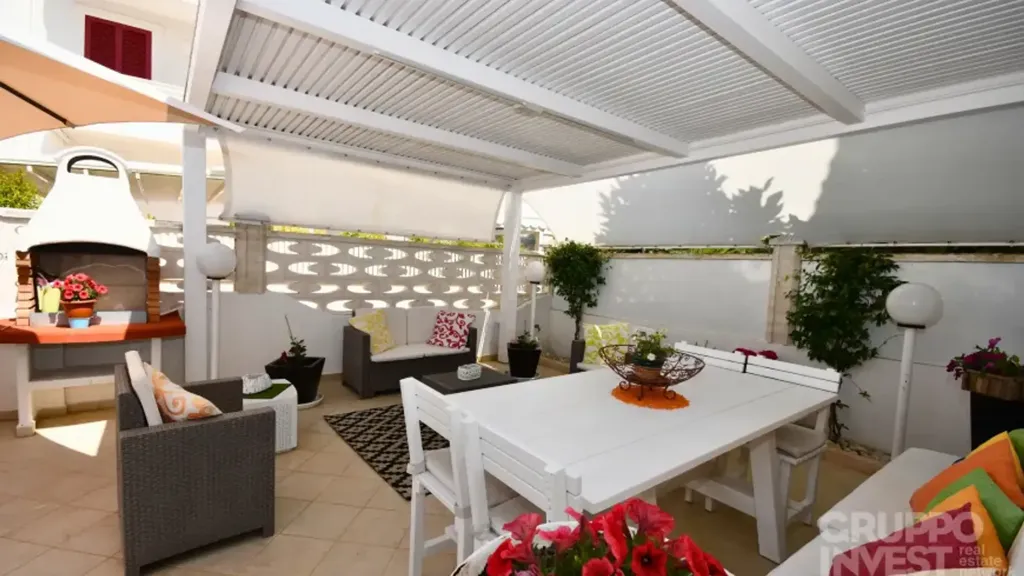 Terrasse - Apartment with Private Garden in Torre Canne