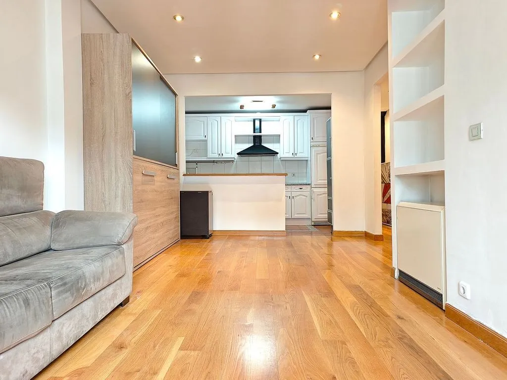 Living Room - 1-Bedroom Flat with Balcony in Santiago Centre