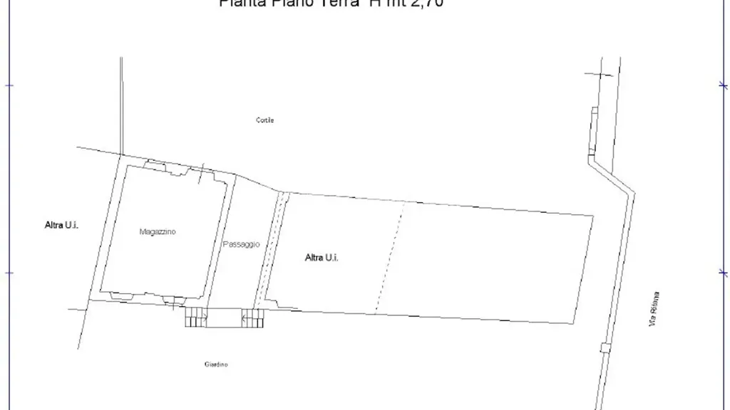 Plan - Rustic House with Panoramic View in San Sebastiano da Po