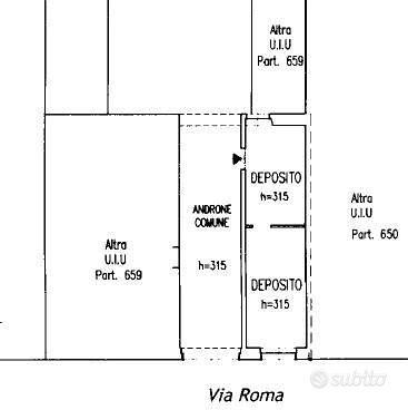 Plan - Loft with Conversion Potential in Piacenza