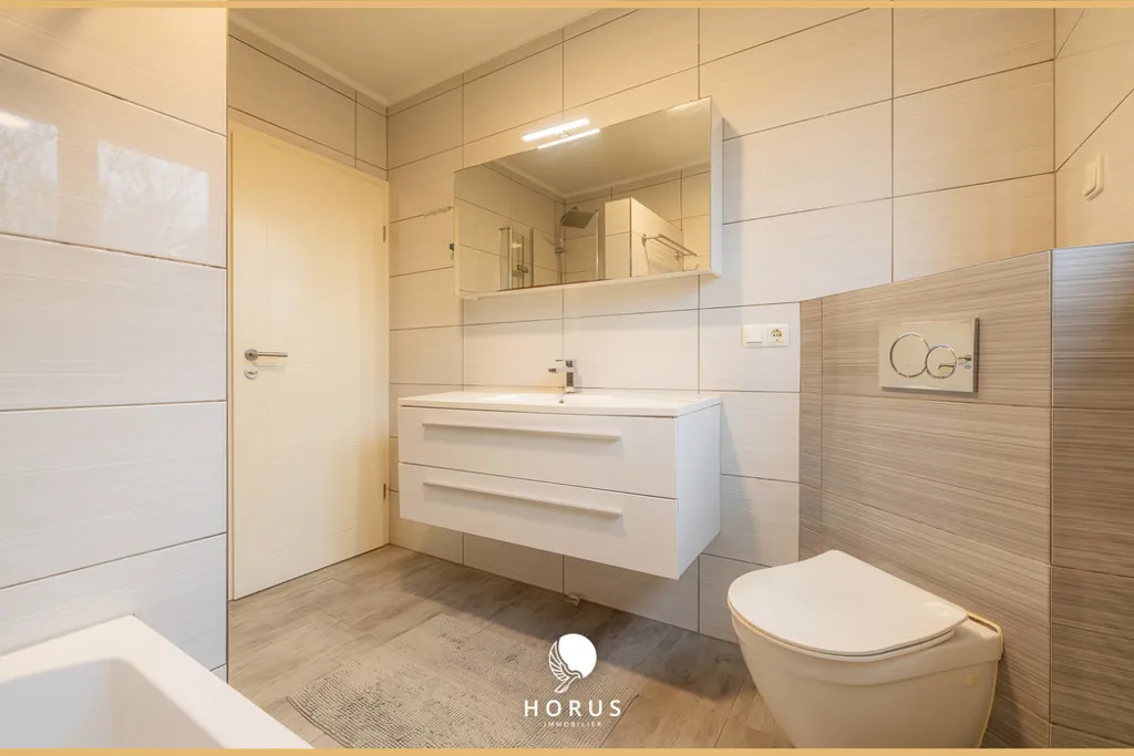 Salles de bain - Appartement 4 Chambres avec Jardin à Kehlen