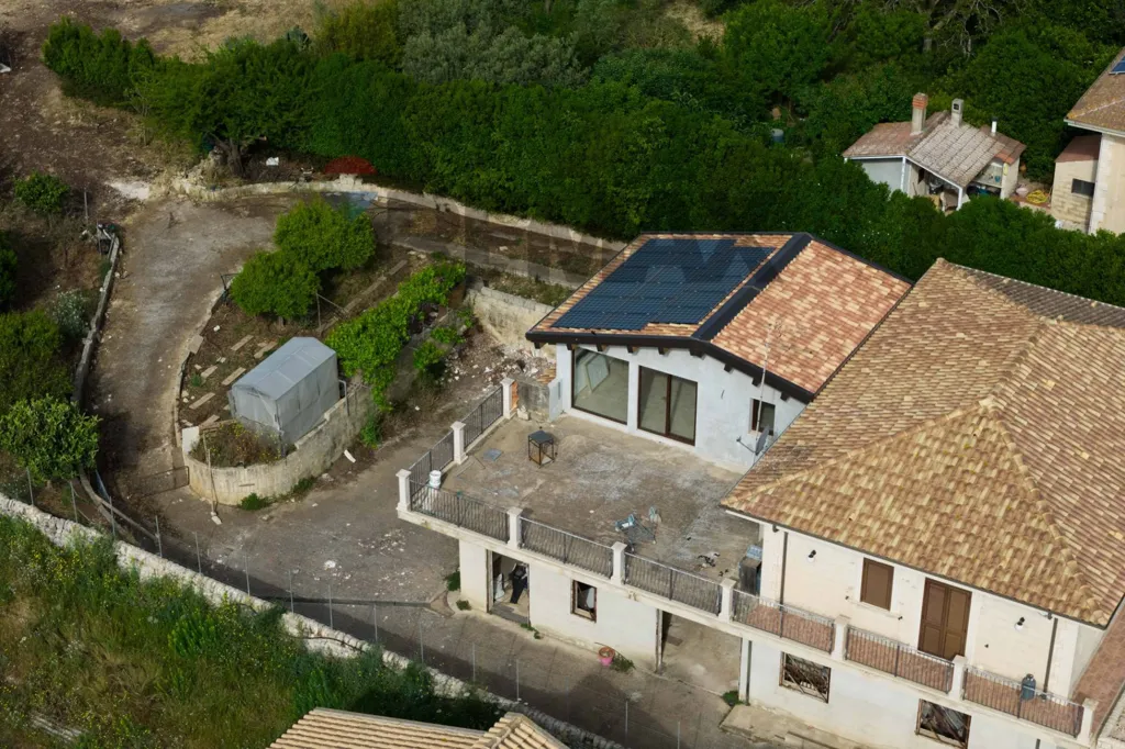 Vue aérienne - Villa with Panoramic View in Modica
