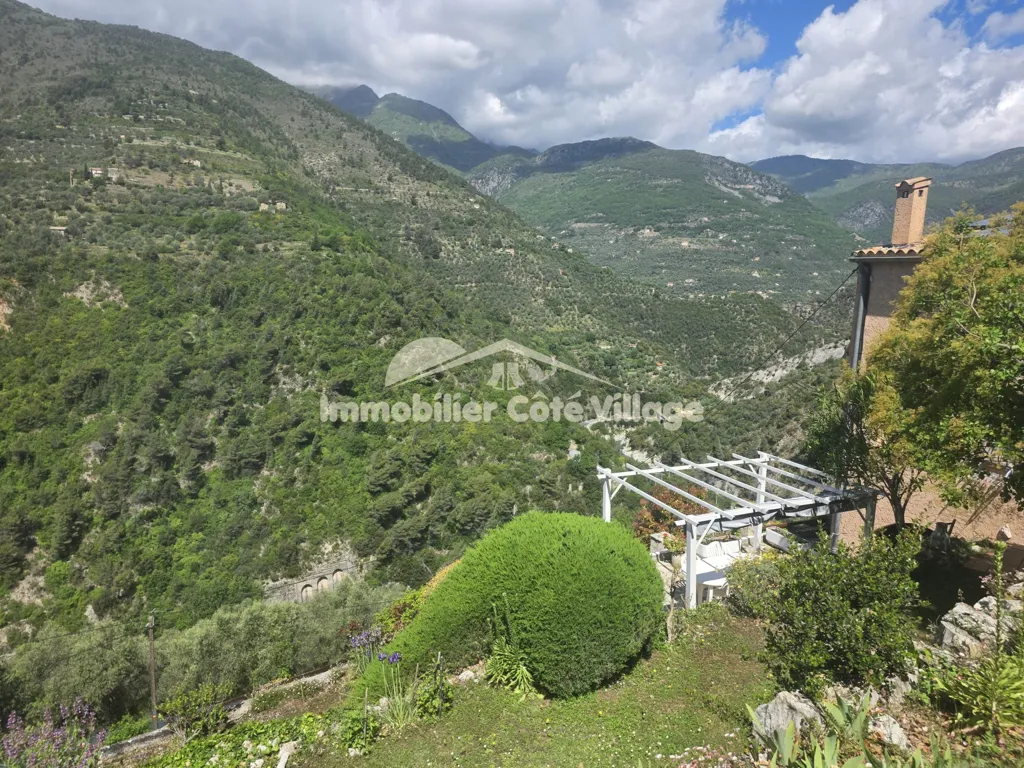 Jardin - Villa avec Vue Montagne à Breil-sur-Roya