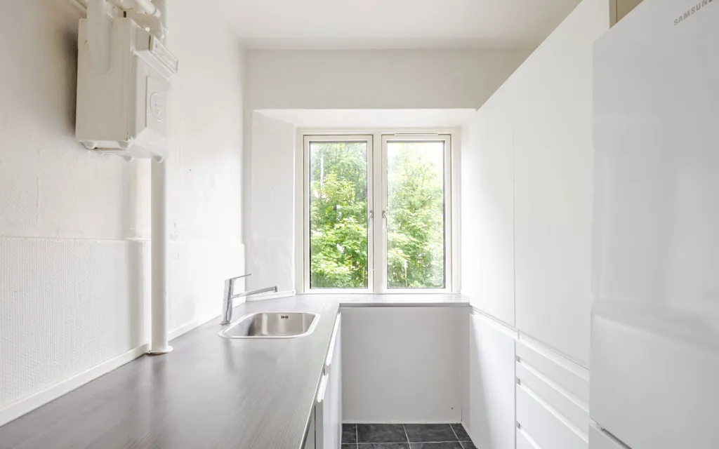 Köök - Apartment with Original Features in Copenhagen SV