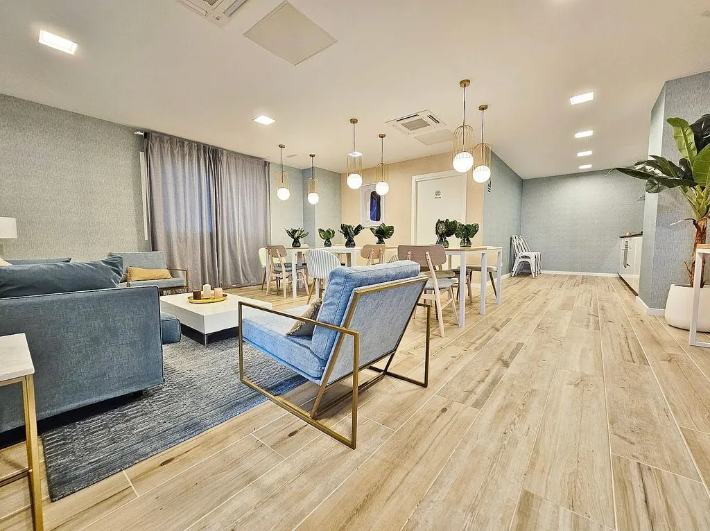 Living Room - Modern Flat with Terrace in Santa Cruz