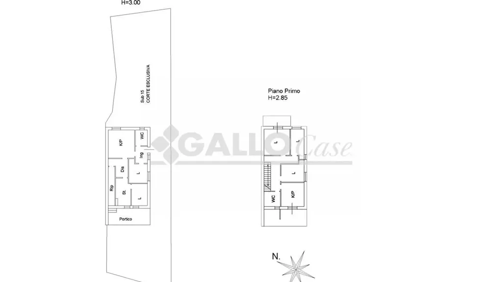 Plan - Villa Portion with Sea View in Diamante