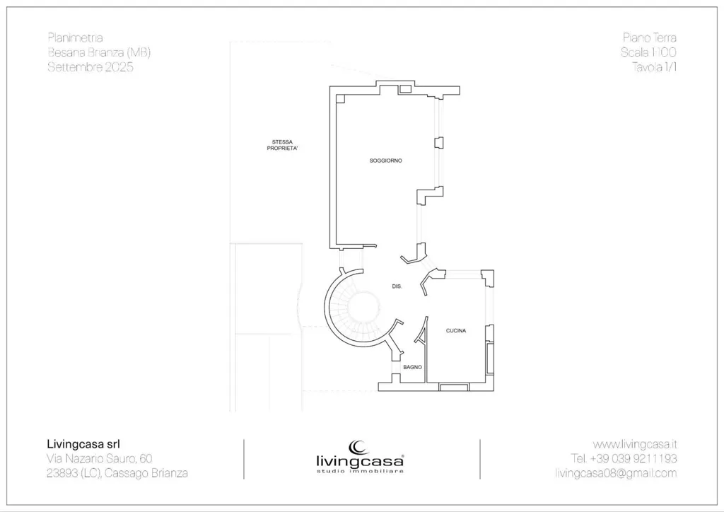 Plan - Luxury Villa with Panoramic Tower in Besana in Brianza