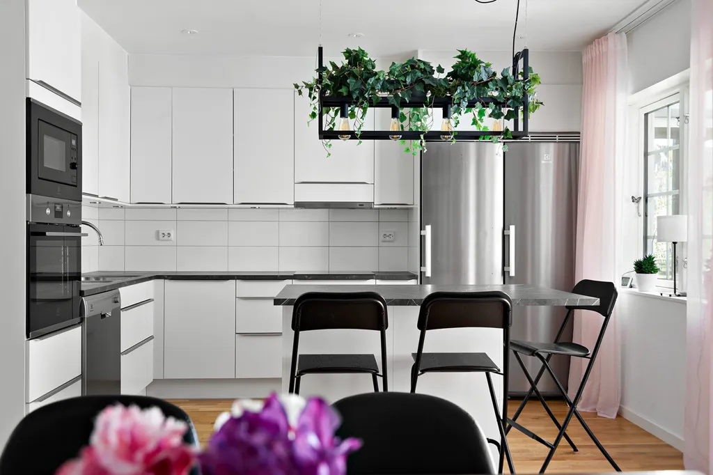 Cucina - Apartment with Garden in Norra Bro