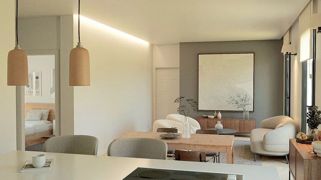 Söögituba - New Flat with Air Conditioning in Palma Centre