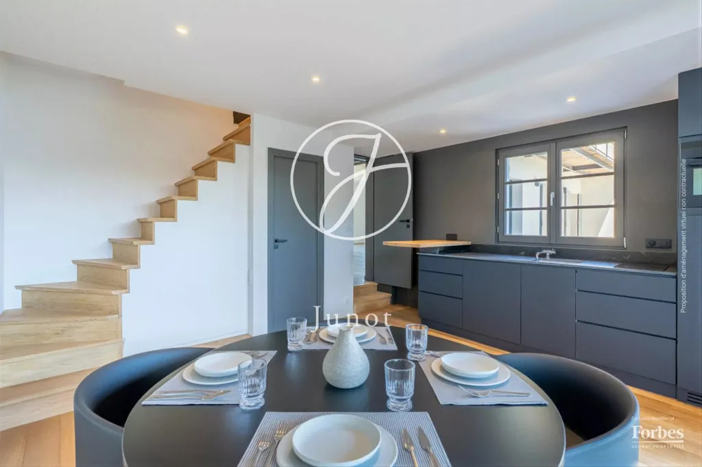 Salle à manger - Villa Rénovée Face à la Mer avec Piscine au Croisic